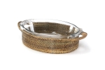 Oval Casserole Basket with Anchor Roaster, 4QT